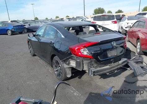 2020 Honda Civic Sport from USA, damaged, VIN 2HGFC2F83LH572885